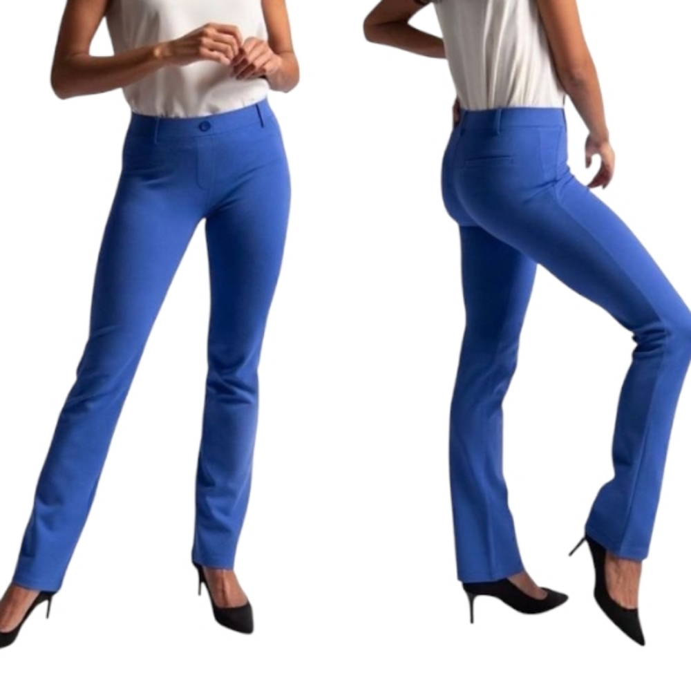 LAST CHANCE!! Betabrand Blueberry Blue Pants - Long Pants - SIZE MED - EUC